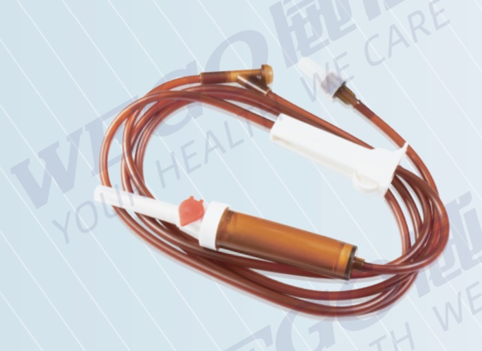 Система для вливання інфузійних розчинів одноразового використання стерильна WEGO, 21G, ЛУЄР СЛІП, з металевою голкою